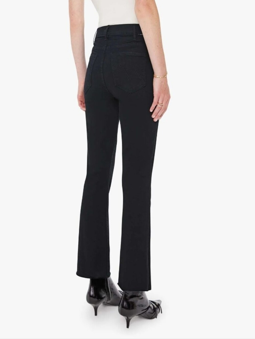 Mother The Hustler Ankle Fray Jeans Not Guilty Size 26 - Picture 3 of 11